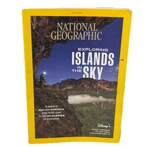 National Geographic April 2022 Slave Exploring Rainforest Tepuis Seahorses Songb